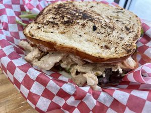 Chik’n salad   at Tree Hugger Plant-Based Kitchen in Kansas City