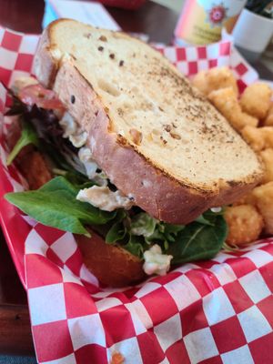 Chicken Salad Sandwich at Tree Hugger Plant-Based Kitchen in Kansas City