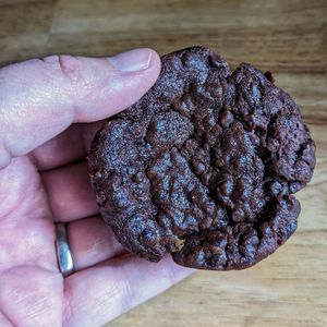 Peanut butter brownie bomb at Tree Hugger Plant-Based Kitchen in Kansas City
