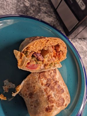 Frito burrito at Tree Hugger Plant-Based Kitchen in Kansas City