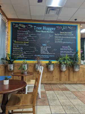 Menu at Tree Hugger Plant-Based Kitchen in Kansas City
