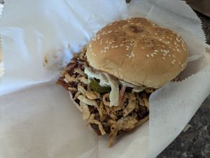 KC BBQ Sammy at Tree Hugger Plant-Based Kitchen in Kansas City