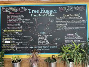Menu  at Tree Hugger Plant-Based Kitchen in Kansas City