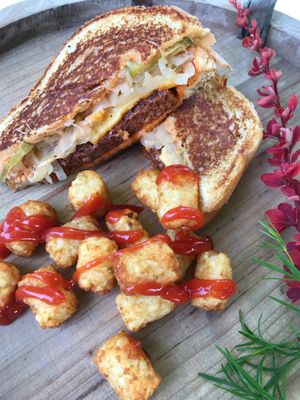 Frisco Melt at Tree Hugger Plant-Based Kitchen in Kansas City