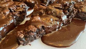 Chocolate Fudge Brownie at Tree Hugger Plant-Based Kitchen in Kansas City