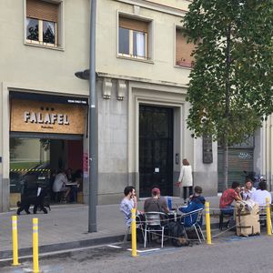 Terraza at Falafel Pedralbes in Barcelona
