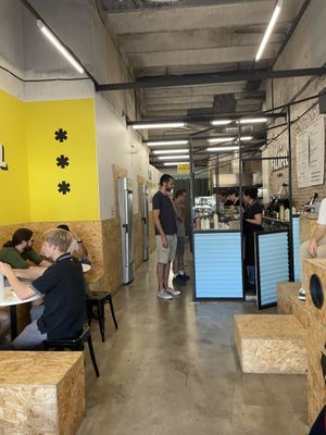 Inside  at Falafel Pedralbes in Barcelona