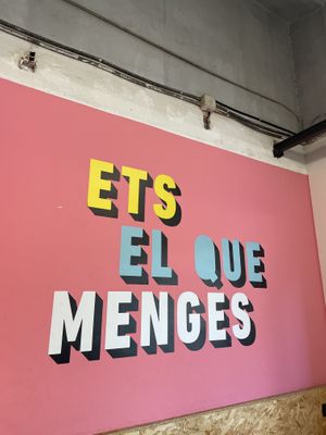 You are what you eat  at Falafel Pedralbes in Barcelona