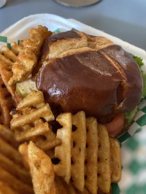 All burgers were awesome! at Twisted Plants in Cudahy