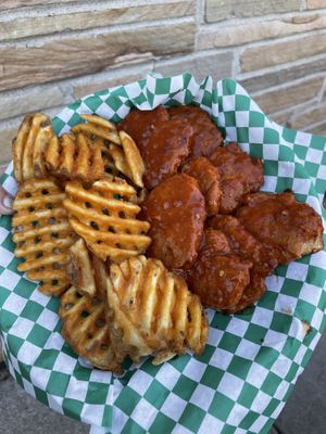 Spicy chicken nuggets at Twisted Plants in Cudahy