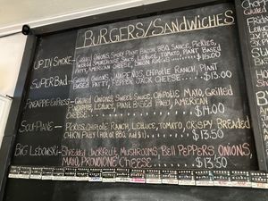 Just 1/3 of the current menu   at Twisted Plants in Cudahy