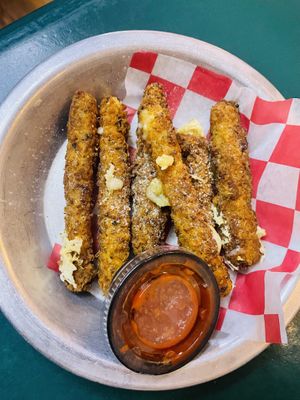 Mozz Sticks (Great flavor and melty) #Veganuary at Twisted Plants in Cudahy