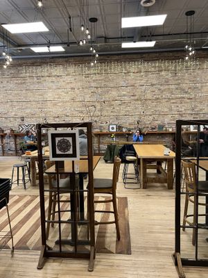 Dovetail seating area  at Dovetail Cafe & Marketplace in Duluth