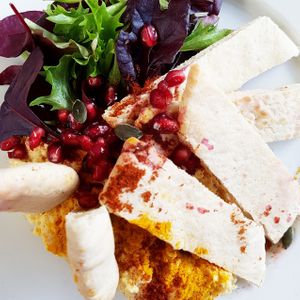 hmmmm hummus!
This is a representation as food and venues will vary on each tour. at Beatroute in Liverpool