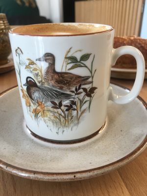 Cute mug at Cafe Harepus in Aarhus
