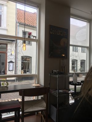 Atmosphere at Cafe Harepus in Aarhus