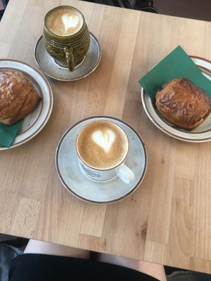 Cappuccino at Cafe Harepus in Aarhus