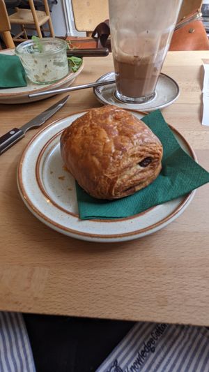 Vegan pain au Chocolat at Cafe Harepus in Aarhus