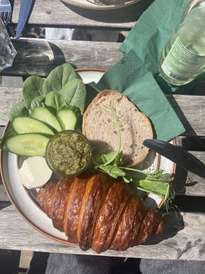 Small breakfast (99 kr)  at Cafe Harepus in Aarhus