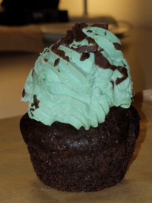After Eight Cupcake at Cafe Harepus in Aarhus