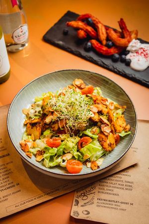 Wannabe Caesar salad at Veg Machine in Tartu