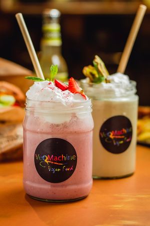 Milkshakes at Veg Machine in Tartu