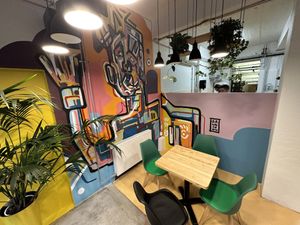 Nice artwork   at Veg Machine in Tartu