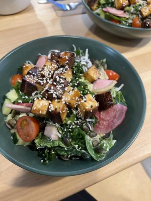 Caesar w tofu  at Veg Machine in Tartu