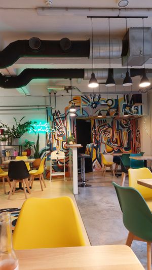 Inside at Veg Machine in Tartu