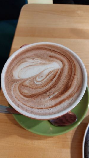 Hot chocolate at Veg Machine in Tartu