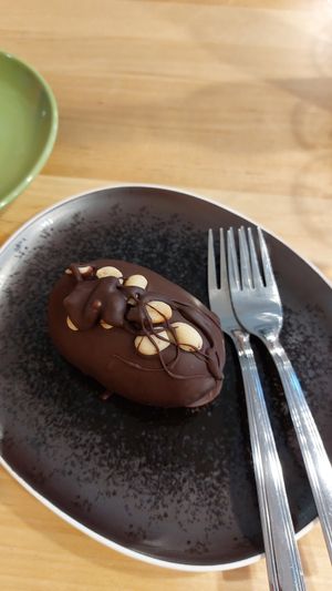 Bounty dessert at Veg Machine in Tartu