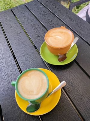 Closer oat another soy at Veg Machine in Tartu