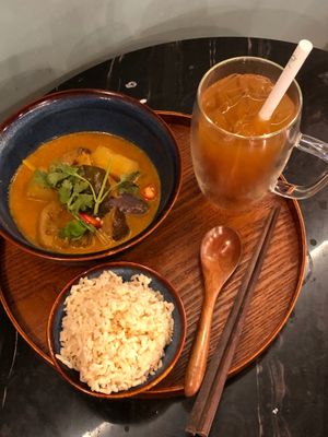 Curious and passionfruit lemonade  at The Kind Bowl - Somerset in Central Singapore