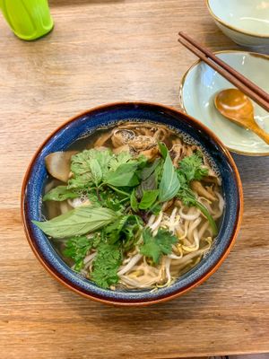 The kind pho ($9.80):
Rating: 8.5/10
The taste is flavourful and aromatic. But at the same time, the soup light on the palette. I actually love the undertone of the spices used i at The Kind Bowl - Somerset in Central Singapore