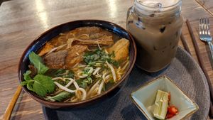 No moo spicy noodles at The Kind Bowl - Somerset in Central Singapore