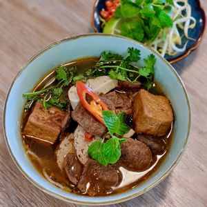 No-Moo Spicy Noodle at The Kind Bowl - Somerset in Central Singapore