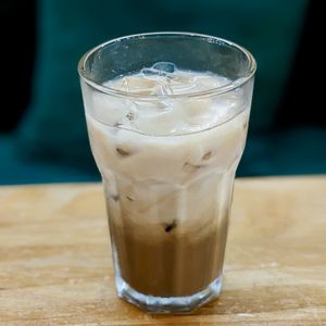 No Moo Iced Latte at The Kind Bowl - Somerset in Central Singapore