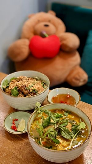 No Crab Noodle, BBQ Delight at The Kind Bowl - Somerset in Central Singapore