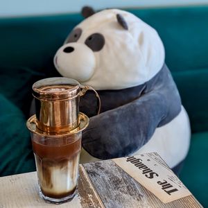 Vietnam Iced Oat (Drip) Coffee at The Kind Bowl - Somerset in Central Singapore