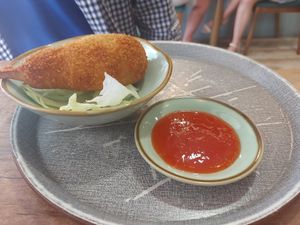 V wing - "chicken" drumstick at The Kind Bowl - Somerset in Central Singapore