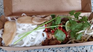 Pho noodle for take away at The Kind Bowl - Somerset in Central Singapore