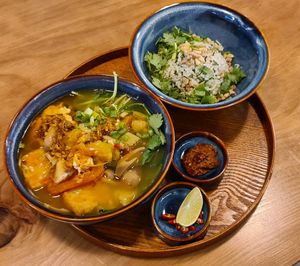 Herbal Delights & No Crab Noodles at The Kind Bowl - Somerset in Central Singapore