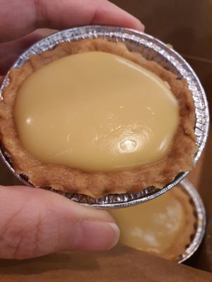 Custard tart ~ Circuit Breaker Period Phase 2 at The Kind Bowl - Somerset in Central Singapore