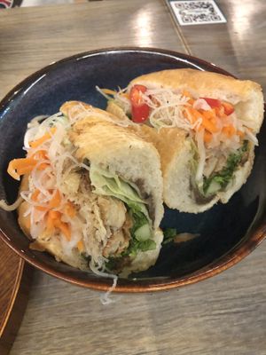 crazy baguette $8.80 👍🏻👍🏻 at The Kind Bowl - Somerset in Central Singapore