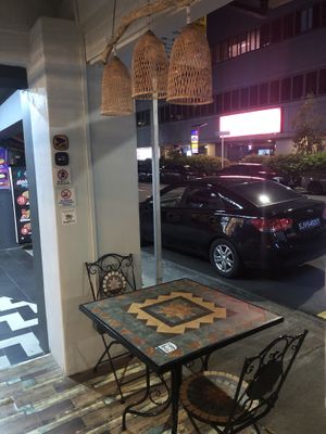 outdoor seating  at The Kind Bowl - Somerset in Central Singapore