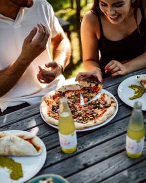 Get your slice, be quick. at Mama Earth in Salzburg