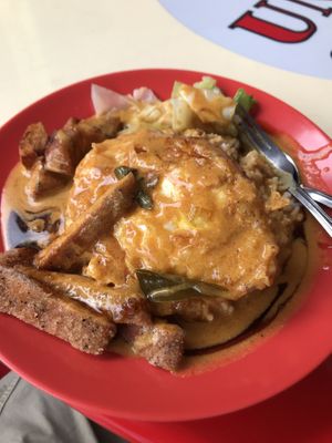You can order with or without scrambled egg. at Su-Good 素好健康 - Geylang in Central Singapore