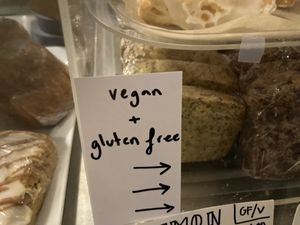 Vegan pastries at D2 Java in Exeter