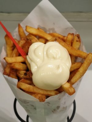 Fries!  at Royal Frituur in Bruges