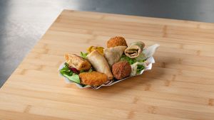 Vegan Starters Kit at Royal Frituur in Bruges